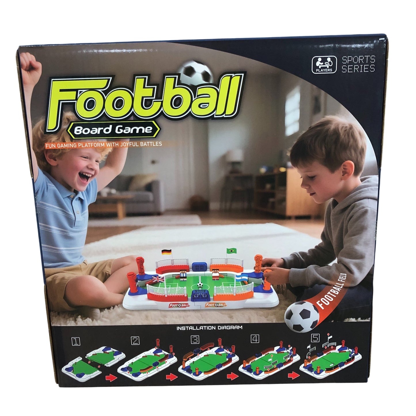 Football Tabletop Soccer Board Game Fun Gaming Platform Sports Series PK Battle