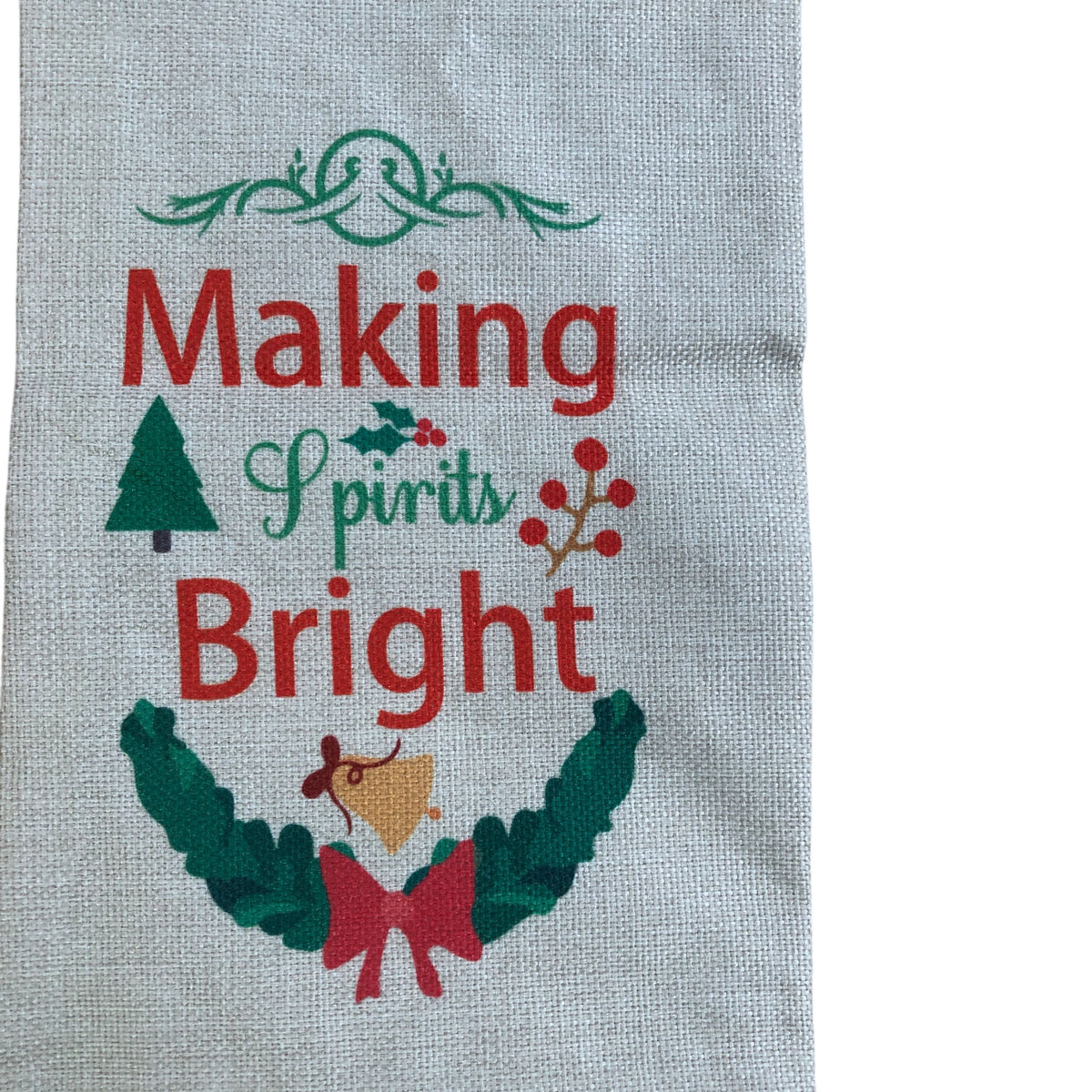 Christmas Wine Bottle Gift Bag