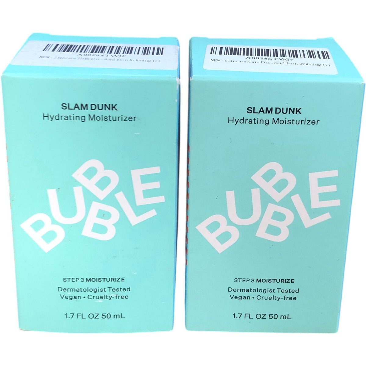 Bubble Slam Dunk Hydrating Moisturizer 50ml Duo Vegan Cruelty Free Skincare