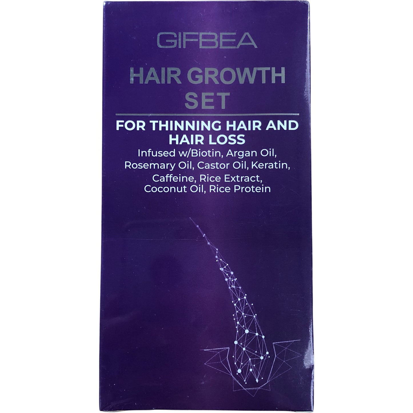 GIFBEA Hair Growth Set For Thinning Hair And Hair Loss 100ml Conditioner 30ml
