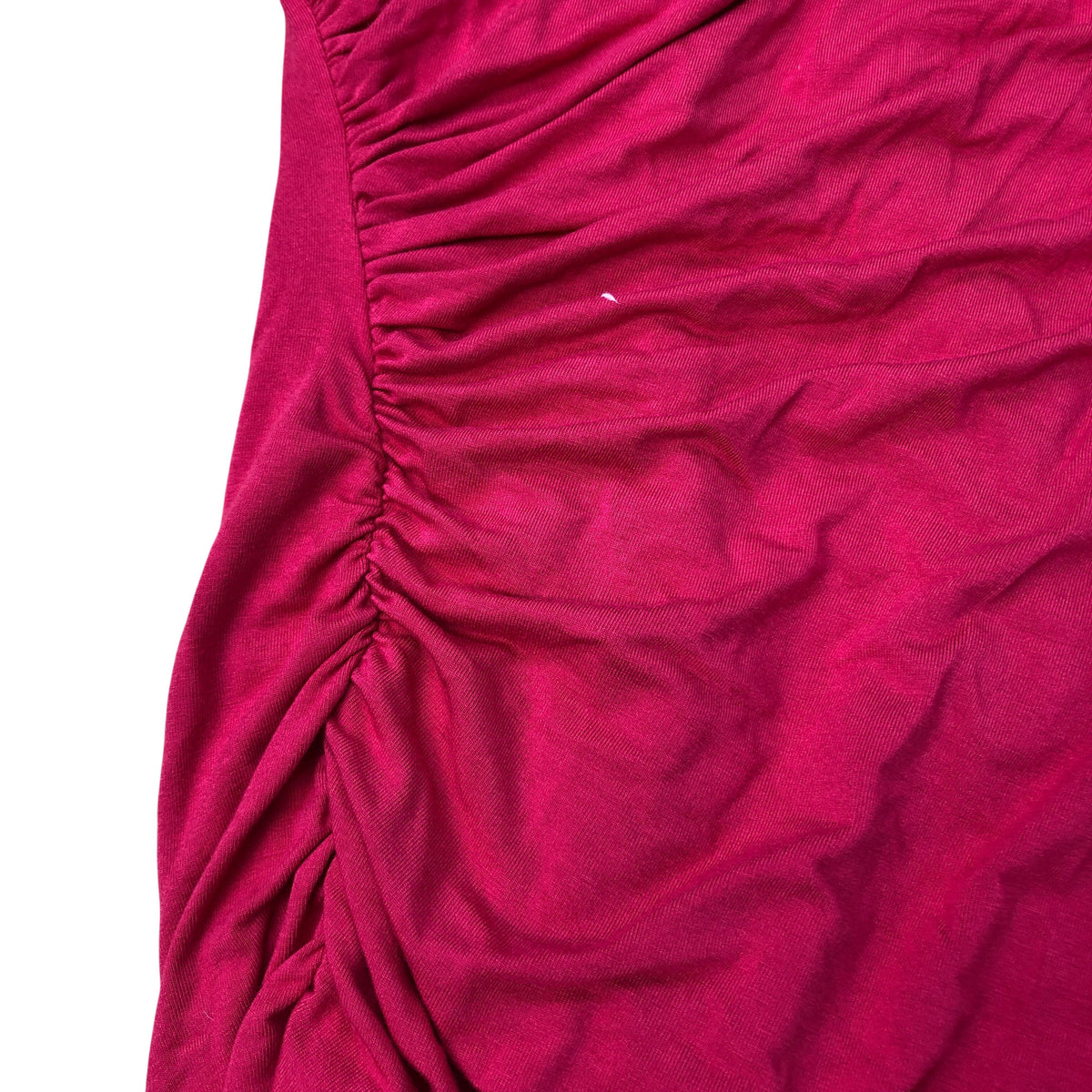 Baukjen Red Wrap Midi Dress UK12 Women's Viscose Elástane 3/4 Sleeve New