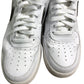 Nike Air Force 1 Low UK9 Men's Trainers White Black Leather Stylish Sneakers