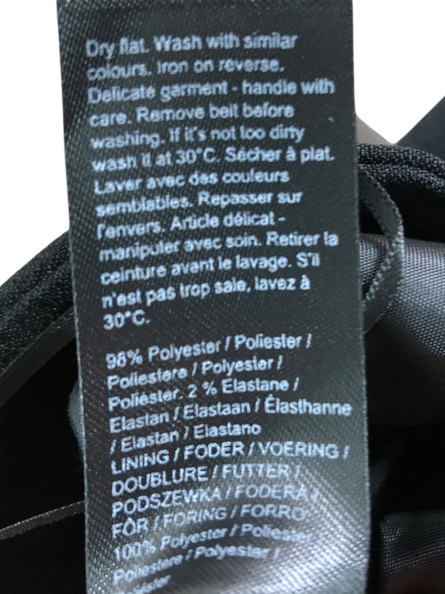 River Island Studio Black Shorts UK18 Women's Stylish High Waisted Fashion