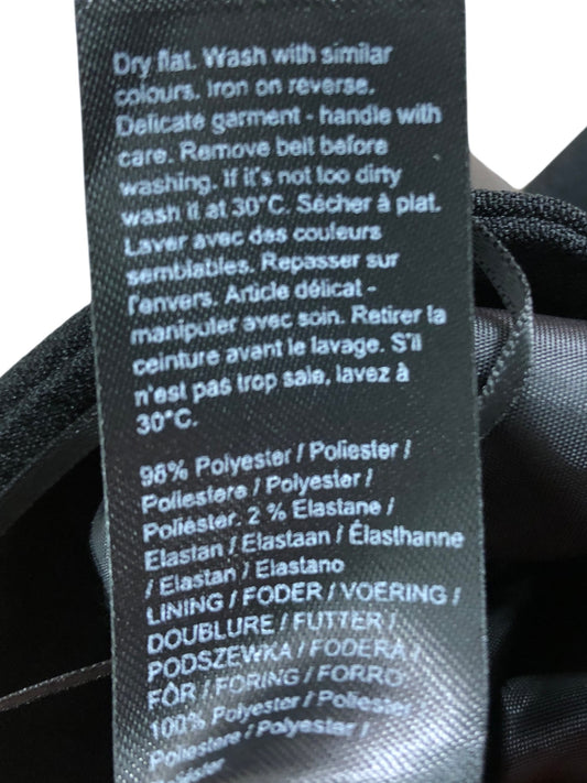 River Island Studio Black Shorts UK18 Women's Stylish High Waisted Fashion