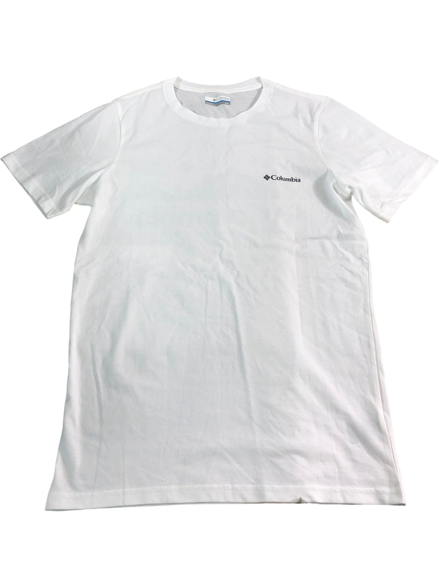 COLUMBIA Rapid Ridge Back Graphic T-Shirt Mens Regular Fit White Size Small