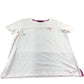 Crew Clothing Company Women's Pink Striped T-Shirt Size 12 Cotton Short Sleeve