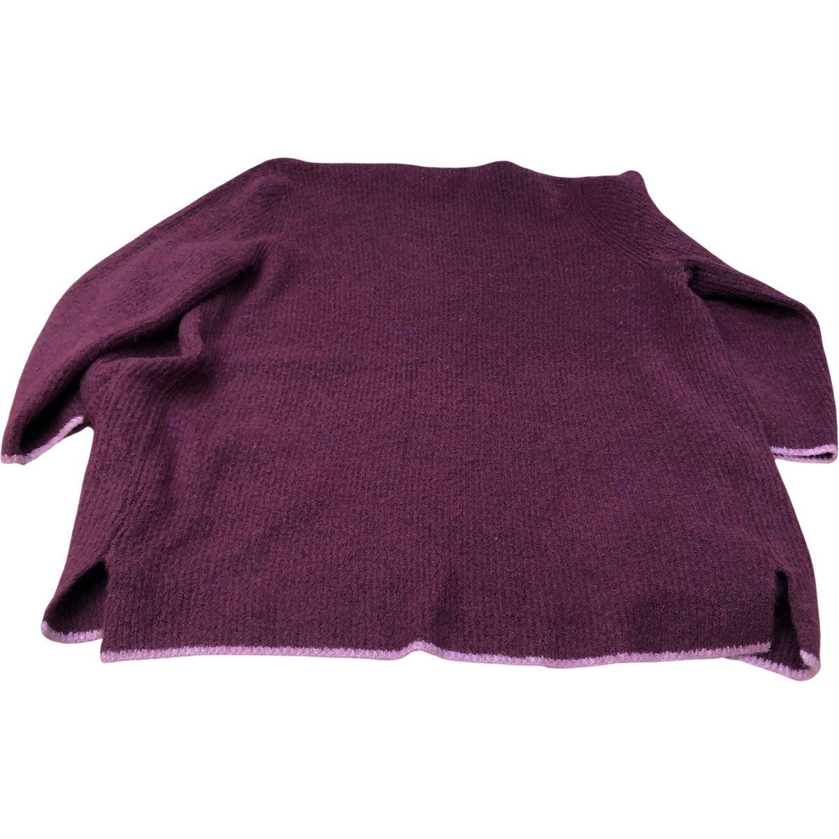 Women's Cardigan Burgundy Soft Knit with Pockets