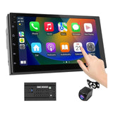 Haudio 7" Universal Car Stereo HD Touchscreen Wireless CarPlay Android Auto