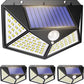 Solar Sensor Light 4 Pack 283 LED Outdoor Security Light Motion Detection 3 Mode