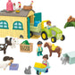 PLAYMOBIL Junior Farm Set 71656 29 Pieces Tractor Barn Animals Children Toy