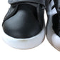 Adidas Baby Sneakers UK5K Toddler Black White Easy Fastening Casual Shoes