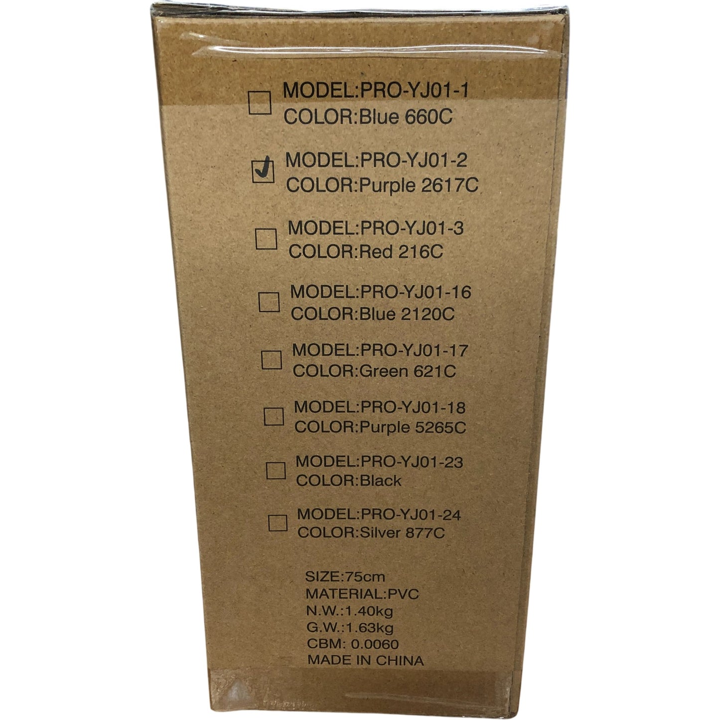 Proiron 75cm Purple Yoga Ball Gym Fitness Pilates Exercise Equipment