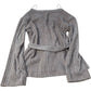 River Island Cardigan Women's Ribbed Button Fastening Belted Long Sleeve Top