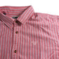 Barbour Relaxed Fit Casual Shirt Men's Red Stripe Cotton Medium
