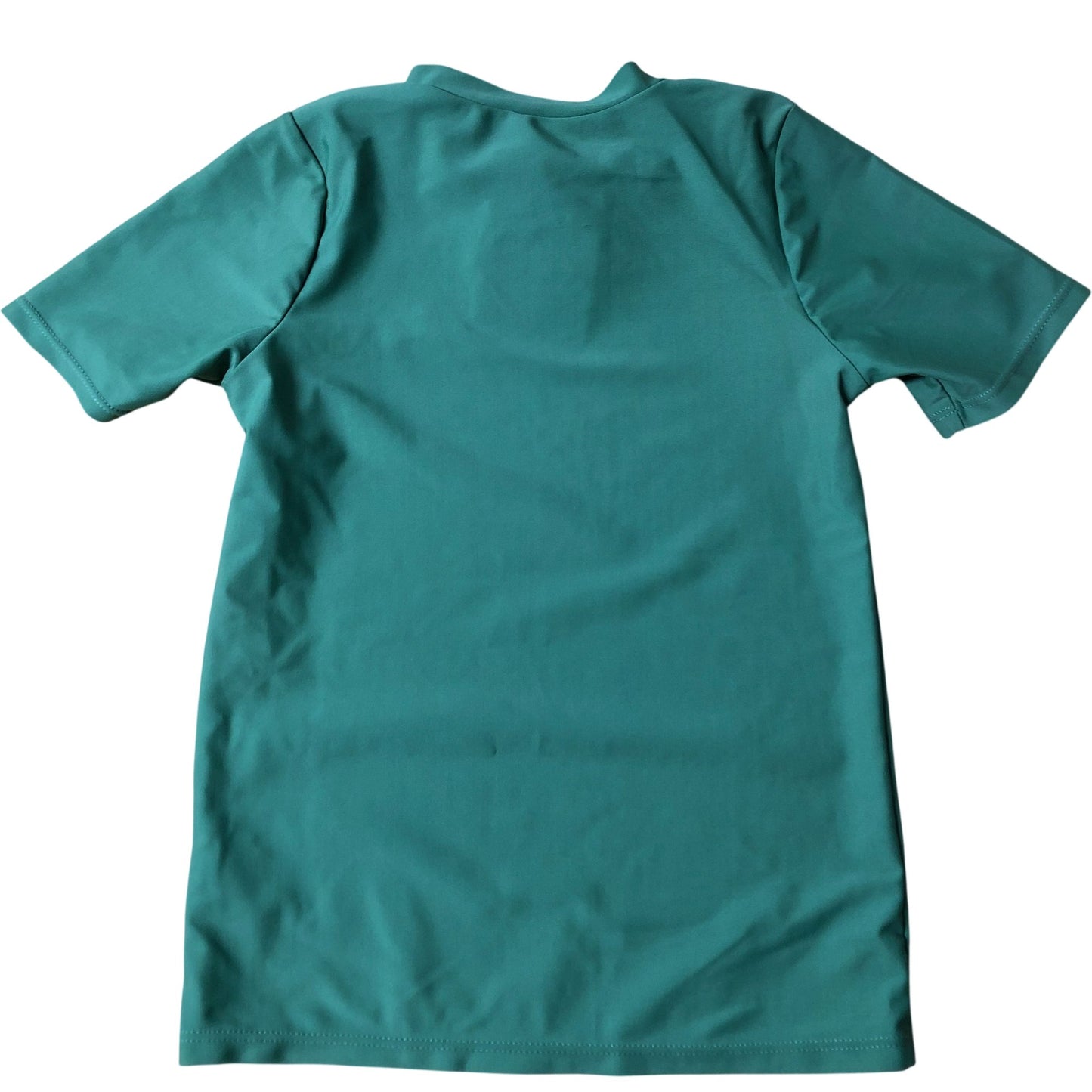 River Island Kids Short Sleeve Rash Guard Swim Top Green 9-10 Years