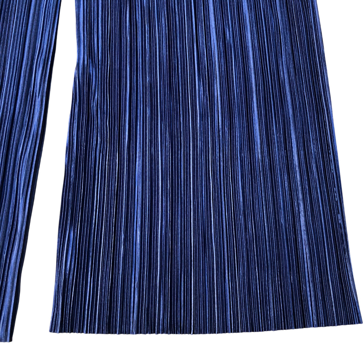River Island Wide Leg Pleated Trousers Navy