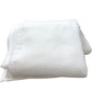 Superking Organic Cotton Blanket 280x260cm White Soft Textured Throw