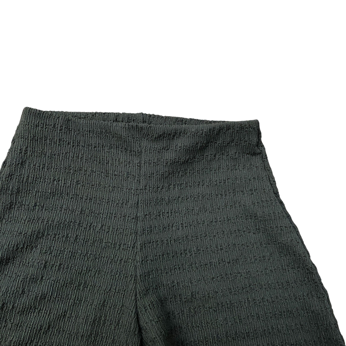 River Island High Waist Wide Leg Trousers Olive Green