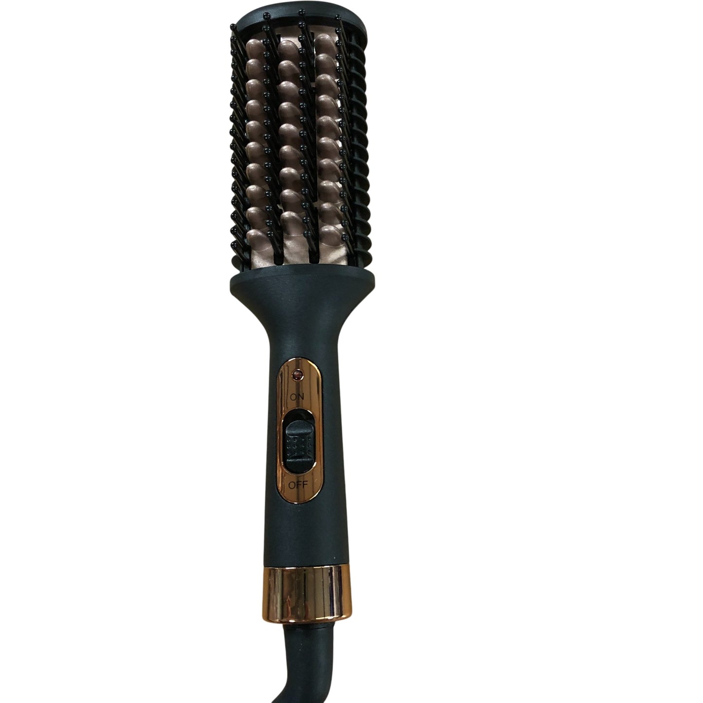 Electric Hair Straightening Brush WT-024 25W Ceramic Tourmaline Bristles