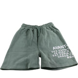 Avant Garde UK M Sweat Shorts Men's Casual Wear Green Cotton Blend