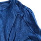 Women Denim Jumpsuit Long Sleeve Button Up Belted