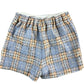 River Island Blue Rose Check Shorts UK7-8 Girls Lightweight Summer Style