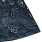 Embellished Bird Design Black Mini Skirt Size 4