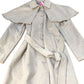 River Island Wool Blend Beige Trench Coat Women's With Belted Detail