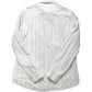 River Island Mens Casual Shirt White Striped Long Sleeve Size S