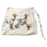 River Island Embroidered Skirt Women's Floral Cream Size 12