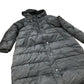 Puffer Jacket UK20 Women's Long Black Hooded Lightweight Outerwear