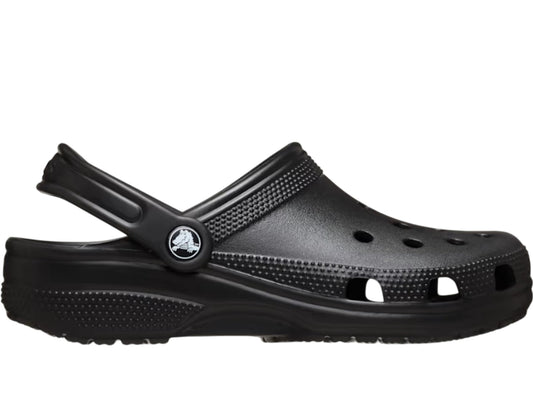 CROCS Classic Clogs Black Unisex Sandals Comfortable Lightweight Shoes M7/W8
