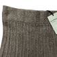 River Island Ribbed Knitted Maxi Skirt UK Size 10 Women's Brown Knit Style