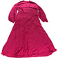 Branded Long Sleeve Maxi Dress Women's Bright Pink Viscose Rayon UK12