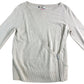 Branded Wrap Sweater 12 Women's Beige Zip Knit Cashmere