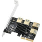 YBBOTT PCI-E 4X To 4 PCI-E USB Card For Bitcoin Mining