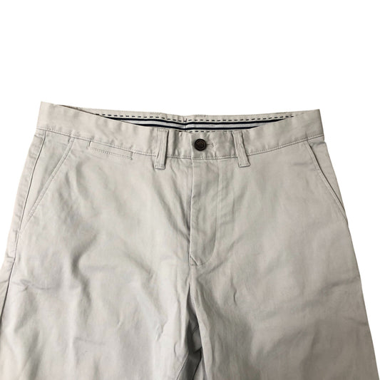 Crew Clothing Company Chinos 32S Grey Straight Fit Men's Trousers Casual
