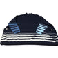 Women's Wool Blend Sweater Size 12 Navy Stripe Casual Warm Knit