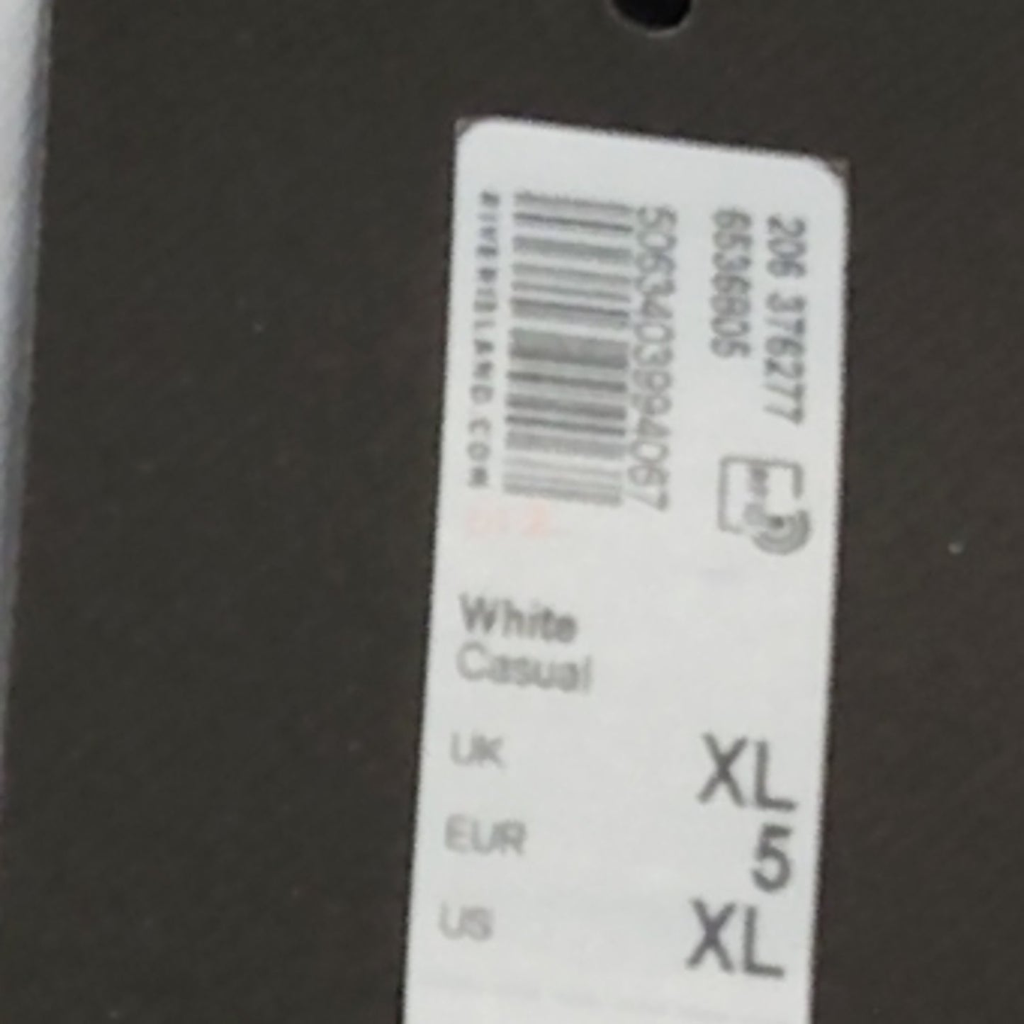 River Island Regular Fit T-Shirt EL Cielo De Las Palmas White Graphic Print XL