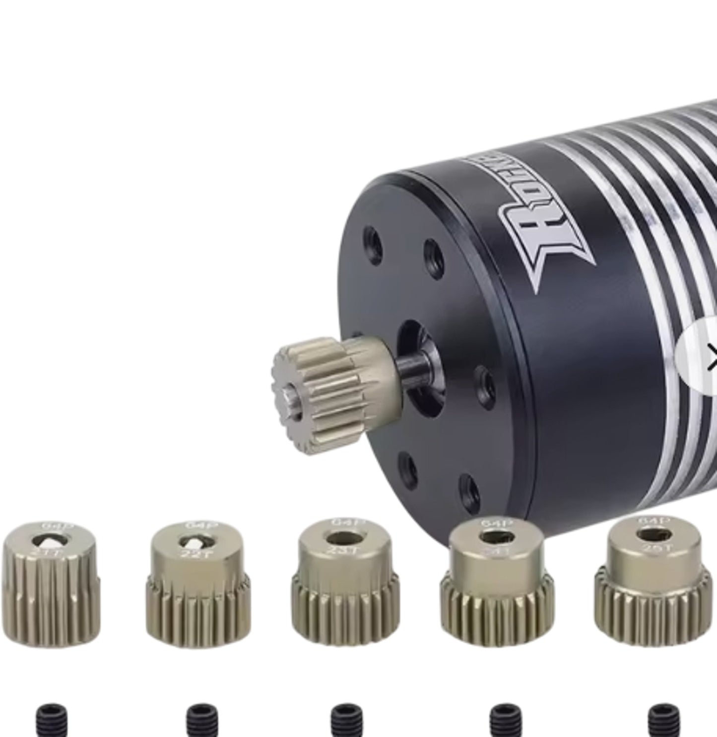 SURPASS Hobby Metal Aluminum Pinion Gears 64DP 3.175MM 12T-50T