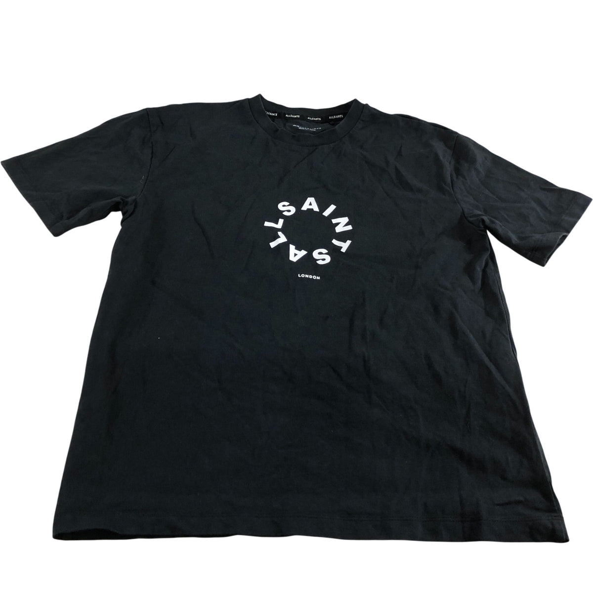 All Saints Black T-Shirt Size 9-10 Years Graphic