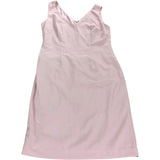 Gina Bacconi UK12 Women's Pink Sleeveless Midi Dress V Neck Elegant Style