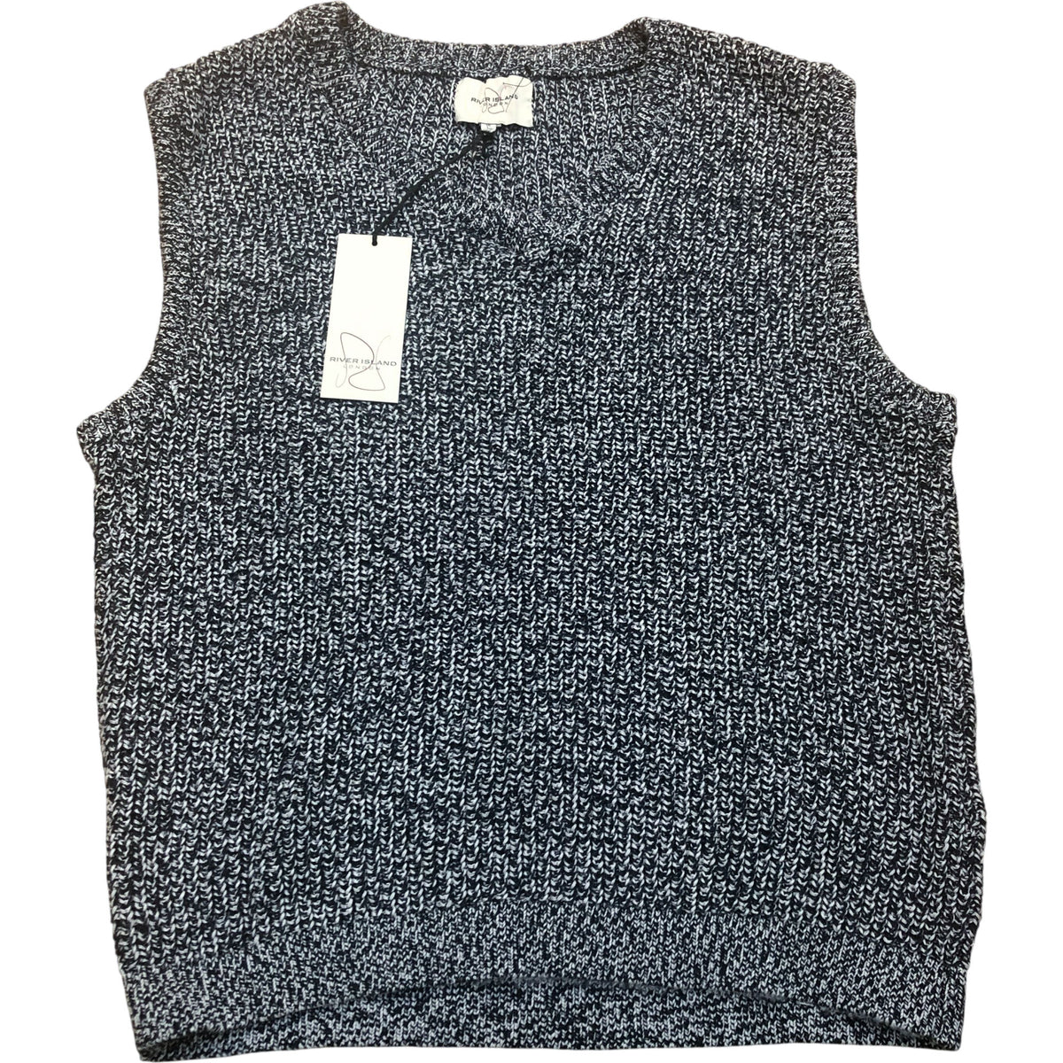 River Island Sleeveless Grey Tank Top Size L