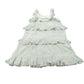 River Island Girls Dress UK11 Years Green Ruffled Tiered Summer Dress