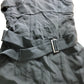 Branded Black Cross Back Belted Jumpsuit - Size 8