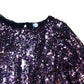 Kids Purple Sequin & Mesh Long Sleeved Top 8 Years