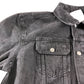 Crew Clothing Company Denim Jacket XL Men's Black Button Up Casual Style