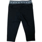 River Island Leggings 6-9M Girls Black Cotton Blend Stretchy Pants