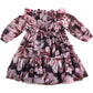 Branded Floral Dress 9-12M Baby Girls Long Sleeve Pink Flowy