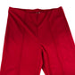 River Island Flared Trousers UK16 Women's Red Stretch Polyester Smart Casual